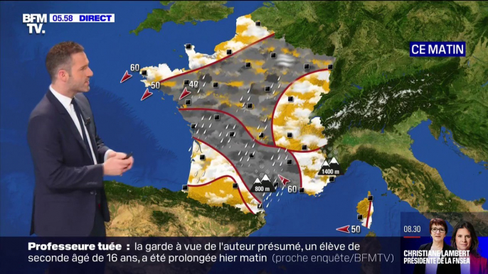 Le retour de la neige, un ciel gris et pluvieux...la météo de ce vendredi