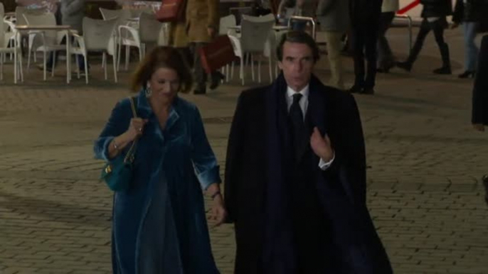 Aznar celebra su 70 cumpleaños con una fiesta en el Teatro Real