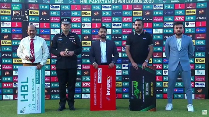 Dr. Maqsood Ahmed invited at the presentation ceremony | PSL Match | Karachi Kings Vs Multan Sultans