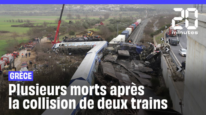 Grèce : deux trains entrent en collision, provoquant des dizaines de morts