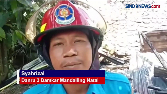 Lupa Mematikan Kompor, 2 Rumah di Mandailing Natal Terbakar