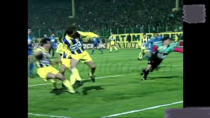 Fenerbahçe 3-1 Sarıyer 19.03.1994 - 1993-1994 Turkish 1st League Matchday 22 (Fenerbahçe's Goals) (Ver. 2)