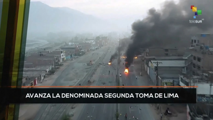 teleSUR Noticias 15:30 03-03: Pueblo de Perú protagoniza segunda toma de Lima