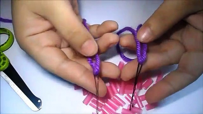 DIY Bracelet from Drinking Straws tutorial