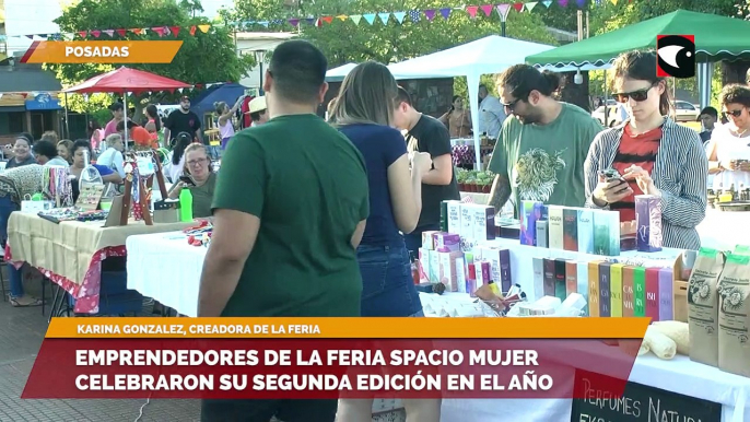 Emprendedores de la feria spacio mujer celebraron su segunda edición en el año