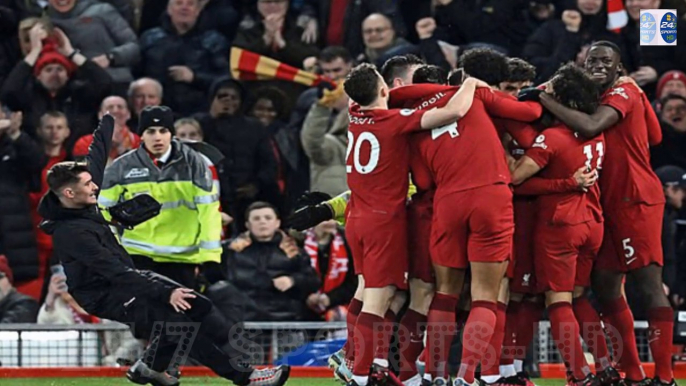 Jurgen Klopp RAGES at pitch-invading Liverpool fan after he slipped and crashed into Andrew Robertson while Reds celebrated their seventh goal in 7-0 mauling of bitter rivals Manchester United