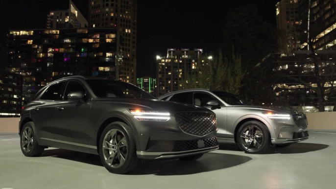 Genesis Electrified GV70 Design Preview Night time