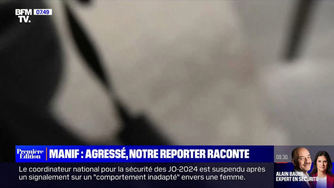 Retraites - BFM TV diffuse les images de ses reporters agressés, hier, par une vingtaine de casseurs à Paris : "Ils nous ont fait tomber et on a été frappé"