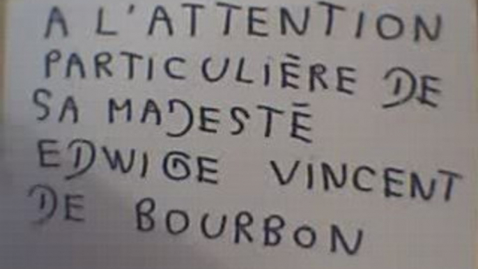 A L'ATTENTION D'EDWIGE VINCENT DE BOURBON !