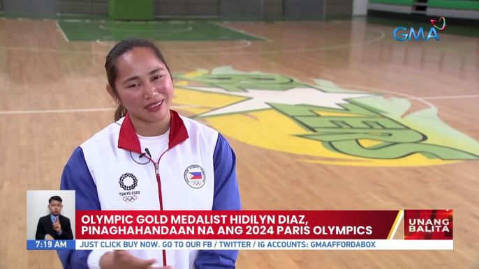 Olympic Gold Medalist Hidilyn Diaz, pinaghahandaan na ang 2024 Paris Olympics | UB