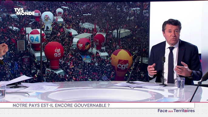 Christian Estrosi, invité de l’émission Face aux territoires, sur TV5 Monde en partenariat avec le Groupe Nice-Matin,