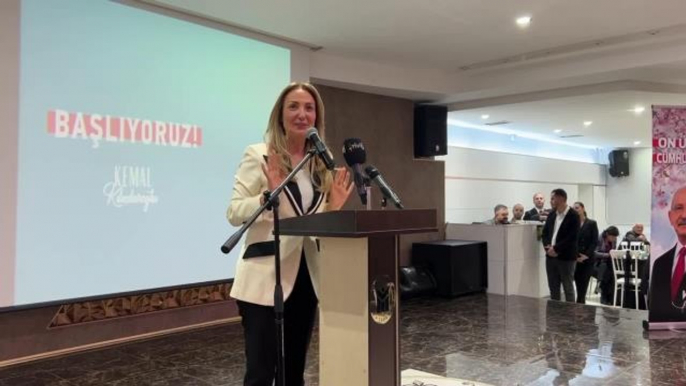 Aylin Nazlıaka: "Bugün Sayın Genel Başkanımızla Görüştüm ve 13. Cumhurbaşkanımız Sayın Kemal Kılıçdaroğlu'nun Kabinesi'nde Yarışmak Üzere...