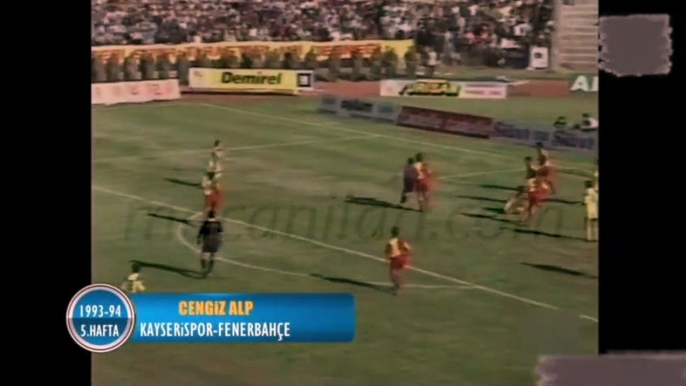 Kayserispor 1-1 Fenerbahçe 26.09.1993 - 1993-1994 Turkish 1st League Matchday 5 (Fenerbahçe's Goal) (Ver. 2)