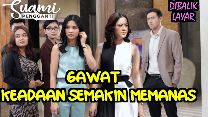 KESERUAN SHOOTING CAST SUAMI PENGGANTI ANTV LAURA THEUX, RIFKY BALWEEL DAN GITA VIRGA!