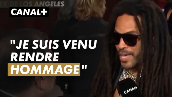 Lenny Kravitz, venu rendre hommage aux disparus du cinéma - Oscars 2023 - CANAL+