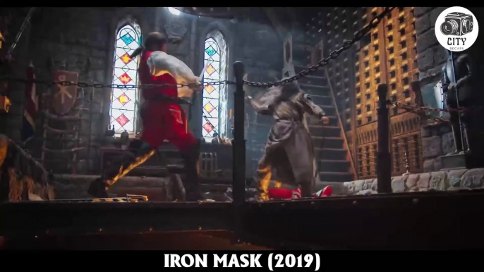 The greatest magician in history is imprisoned, until he escapes with the help of a demon; iron mask