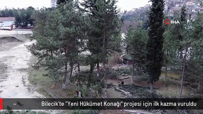 Bilecik'te "Yeni Hükümet Konağı" projesi için ilk kazma vuruldu