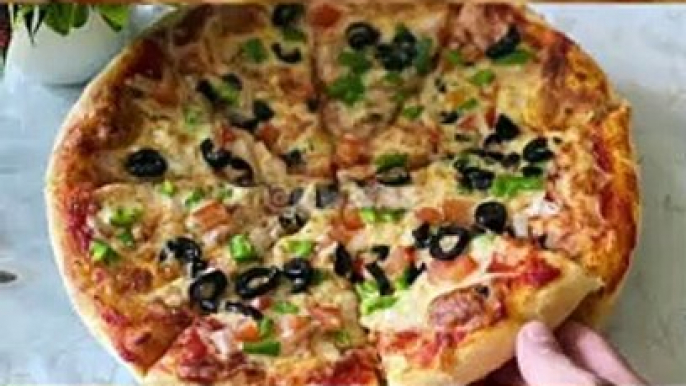 Homemade Pizza  Homemade Pizza Video Recipe⭐️ | Start to Finish Pizza Recipe with Dough, Toppings Recipe By CWMAP