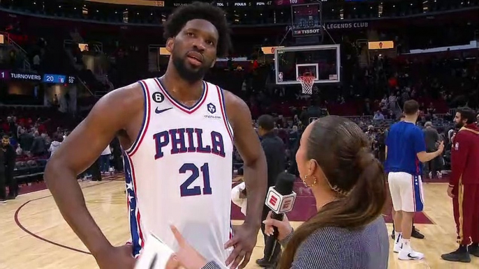 Joel Embiid on the 76ers' playoff readiness_ Uhhh, we're getting there _ NBA on ESPN