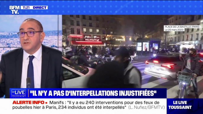 Laurent Nuñez: "Il n'y a pas d'interpellations injustifiées"