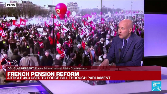 'Dramatic afternoon in French politics': Macron shuns parliament to enact pension bill