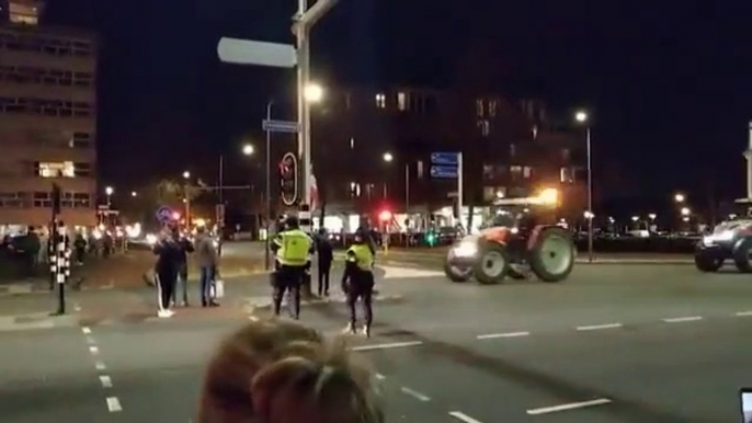 NETHERLANDS - The Farmers arrive for the council elections. They will not back down.  Local councils are funded to support the WEF ideology, but they haven’t asked the people!  Democracy must be fought for. Your farmers are the people’s army now