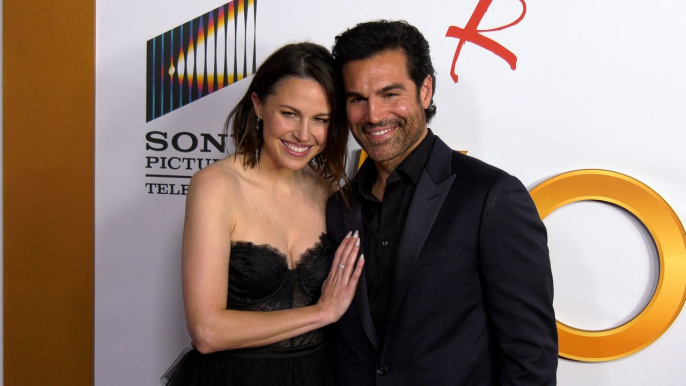 Jordi Vilasuso and Kaitlin Vilasuso "The Young and the Restless" 50th Anniversary Celebration Red Carpet