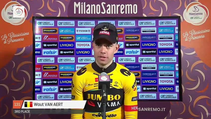 Milan-San Remo 2023 - Wout Van Aert : "No regrets"
