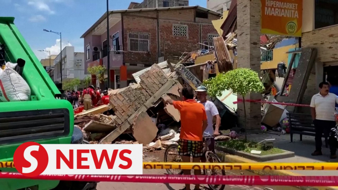 Magnitude 6.8 earthquake shakes Ecuador, at least 14 deaths reported