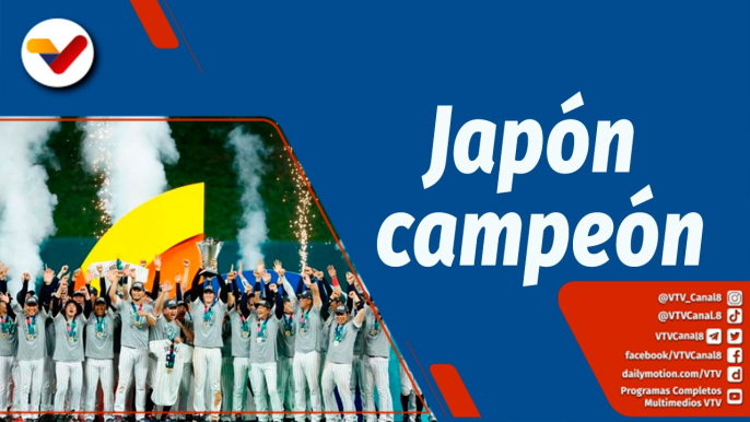 Deportes VTV | Japón aseguró la victoria en el Clásico Mundial de Béisbol 2023