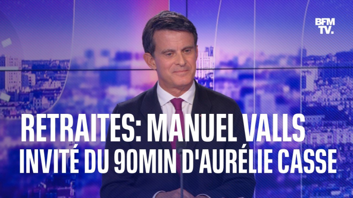 Retraites, recours au 49.3: Manuel Valls réagit sur le plateau de BFMTV