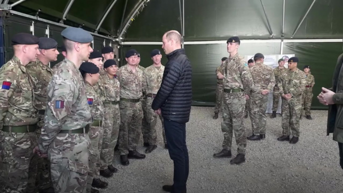 Prince William thanks British troops near Ukrainian border for ‘defending our freedoms’