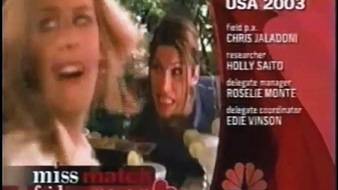 Miss Teen USA 2003 NBC Split Screen Credits and Miss Teen USA Competition CBS Split Screen Credits