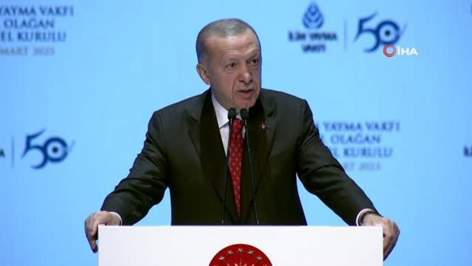 Cumhurbaşkanı Erdoğan: "Yeni bir seçimin eşiğindeyiz. Elbette her seçim önemlidir ama 14 Mayıs seçimleri tam manasıyla tarihi bir yol ayrımıdır"