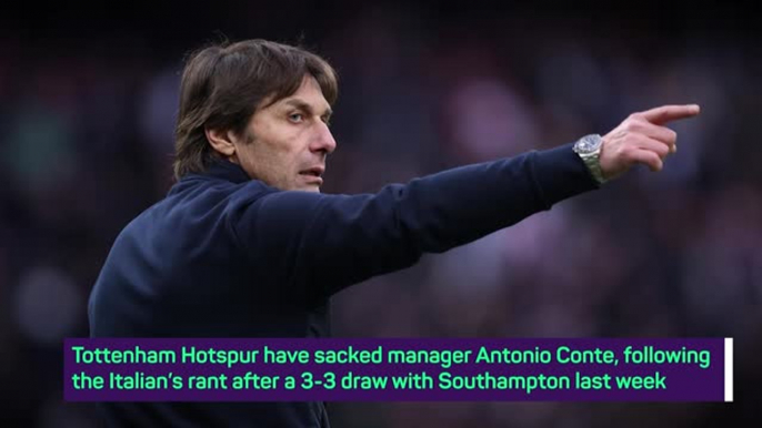 BREAKING NEWS: Football: Breaking News - Tottenham sack Antonio Conte