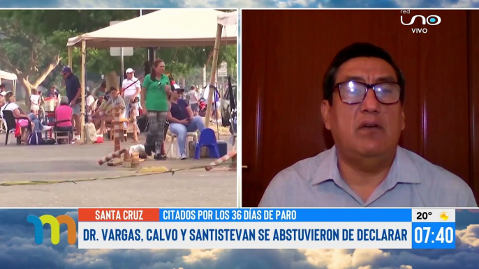 "Quieren amedrentarnos con más de 10 procesos para negociar", señala Reineiro Vargas, vicerrector Uagrm, sindicado por los 36 días de paro en Santa Cruz