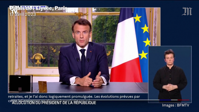 La réforme des retraits était « nécessaire » selon Emmanuel Macron