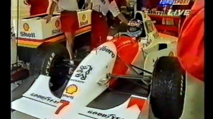 Formula-1 1994 R11 Belgian Grand Prix - Sunday Warm Up (Eurosport)