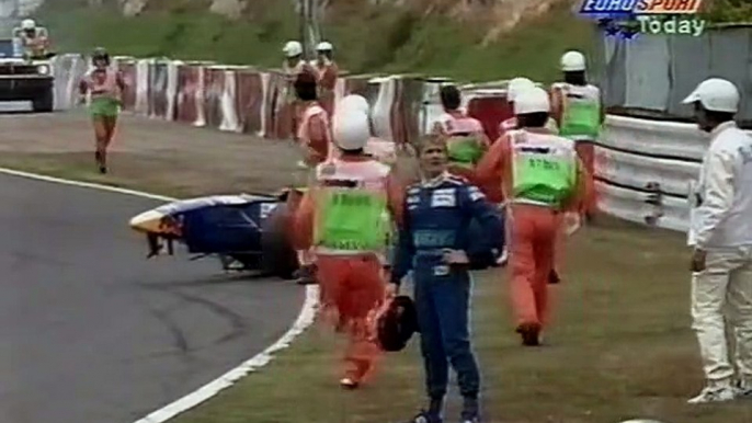 Formula-1 R16 GP Japan 1996 Qualifying (Eurosport UK)