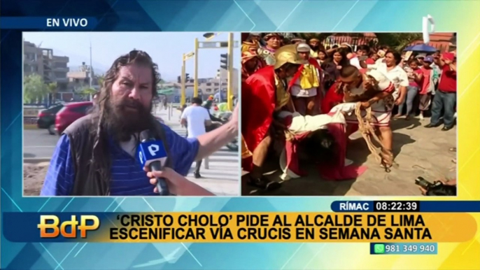 A pocos días de la Semana Santa "Cristo cholo" no cuenta con permiso de la MML para vía crucis