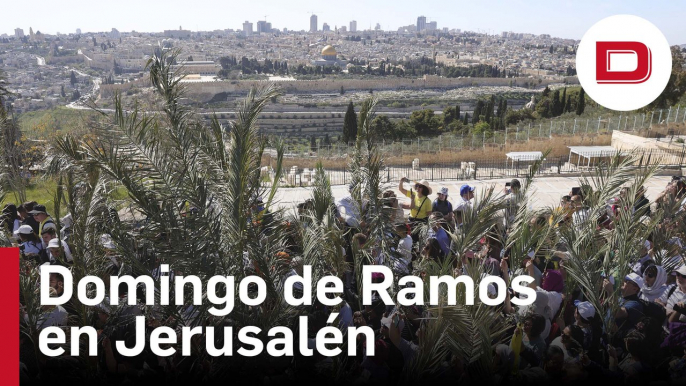 Jerusalén celebra el Domingo de Ramos con su tradicional procesión de las palmas