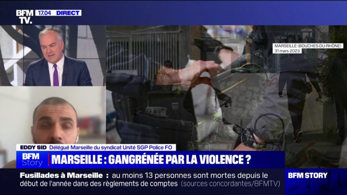 Eddy Sid (SGP-Police FO): "Il manque une quinzaine de fonctionnaires pour enquêter sur les trafics de stupéfiants" à Marseille