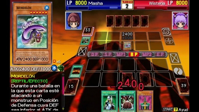 Yu-Gi-Oh! GX Tag Force 3 PSP Español - Wisteria VS Masha #YugiohGX #tagforce3  RJ ANDA