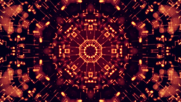 Gold Animated Pattern VJ Loop