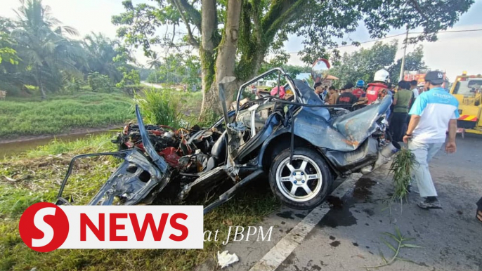 Two killed when vehicle falls into river near Batu Pahat
