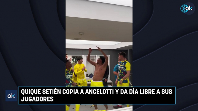 Setién copia a Ancelotti y da día libre a sus jugadores