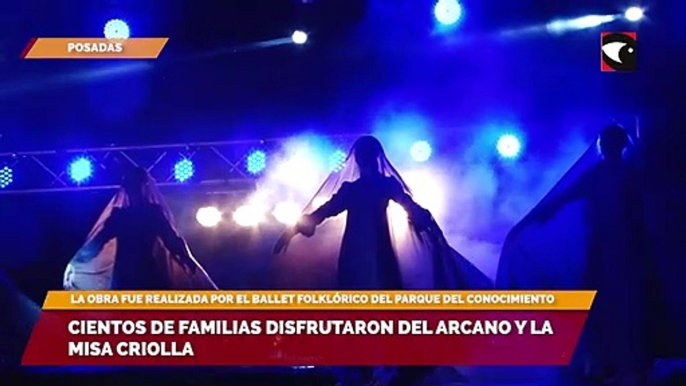 Cientos de familias disfrutaron del arcano y la misa criolla