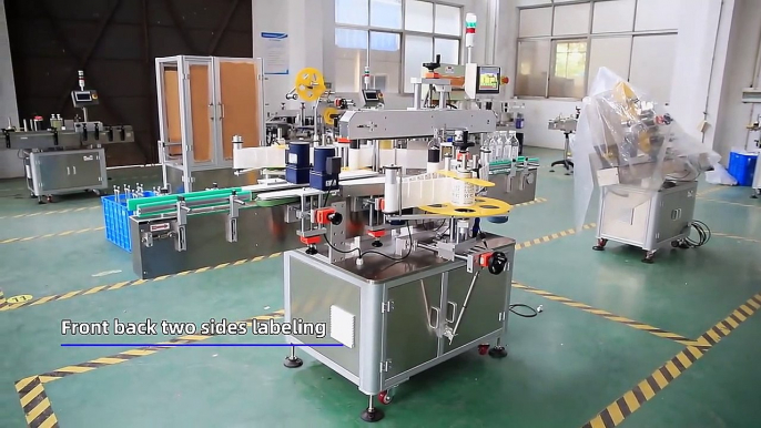 Fully Automatic Beer Bottle Two Sides Stickers Online/offline Automatic Labeling Machine