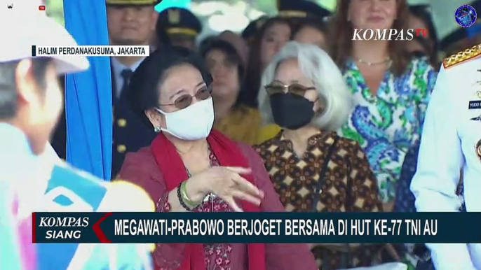 Intip Keseruan HUT Ke-77 TNI AU, Ada Momen Megawati Joget Bareng Prabowo Subianto