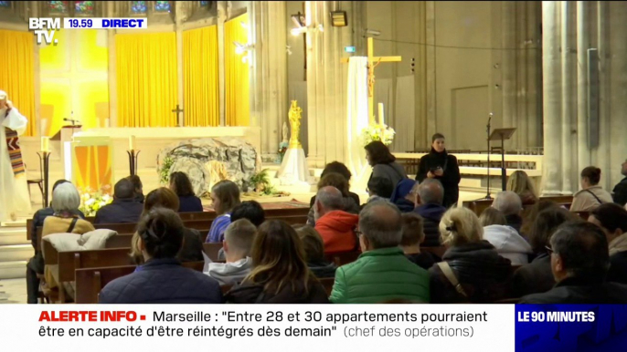 Immeubles effondrés à Marseille: une veillée de prière est organisée ce lundi soir, en hommage aux victimes